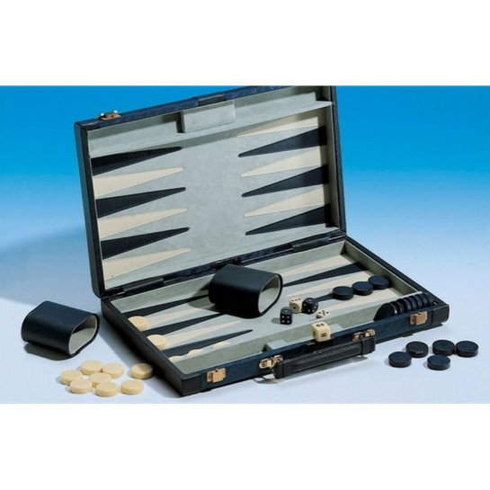 Backgammon hra v koženkovém kufříku Piatnik