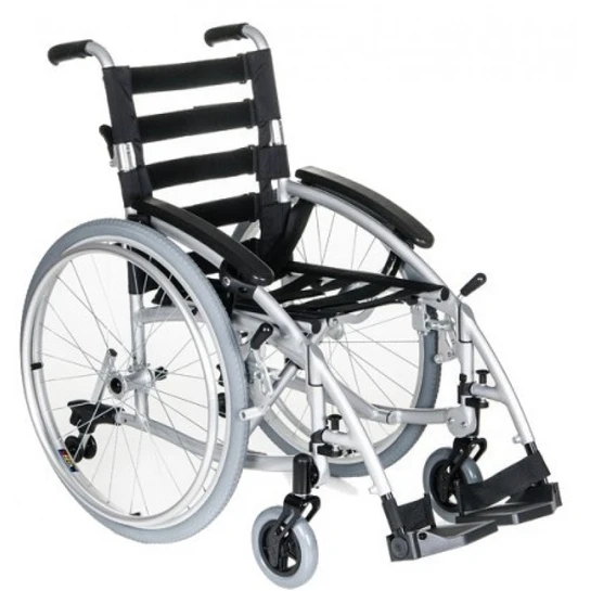 Invalidní vozík mechanický ACTIVE SPORT VCWK9AS - strieborná