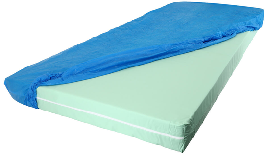 Jednorázové návleky na postel modré 1 ks