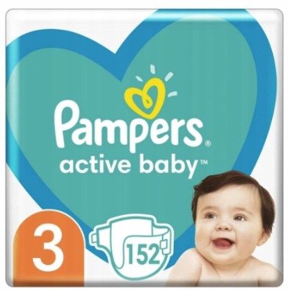 Jednorázové pleny Pampers Active Baby 5 (11-16kg), 152 ks