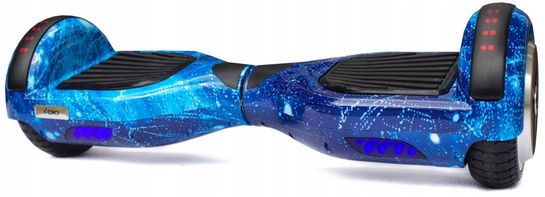LED Hoverboard s Bluetooth OIO Modrý