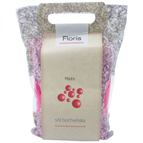 Léčivá sůl do koupele z růží Floris 1,2 kg