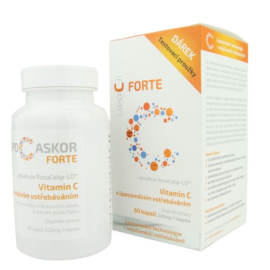 Liposomální vitamín C Askor forte 60 kapslí