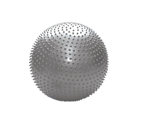 Masážní rehabilitační míč Sivá 75 cm