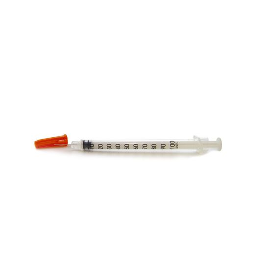 Očkovací a inzulínová stříkačka s jehlou  Chirana 1ml 100 ks