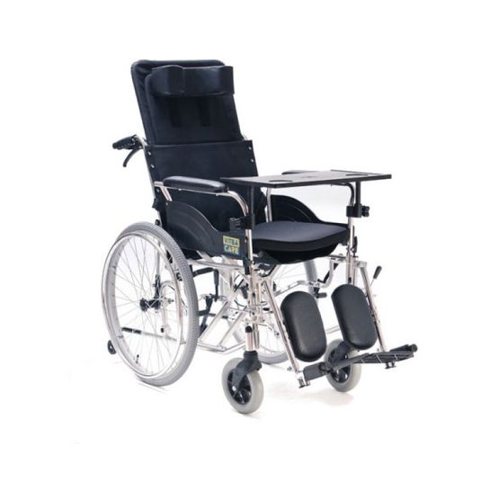 Polohovací invalidní vozík hliníkový Recliner