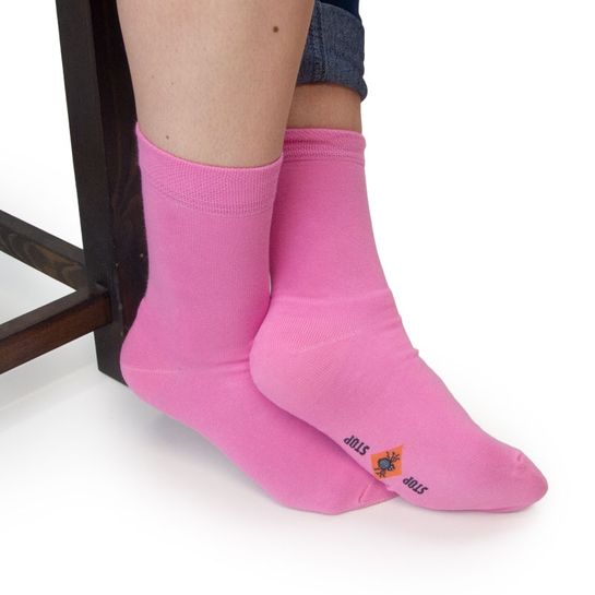 Dámské ponožky proti klíšťatům Loana růžové