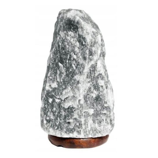 Přírodní solná lampa z šedé soli 20 cm