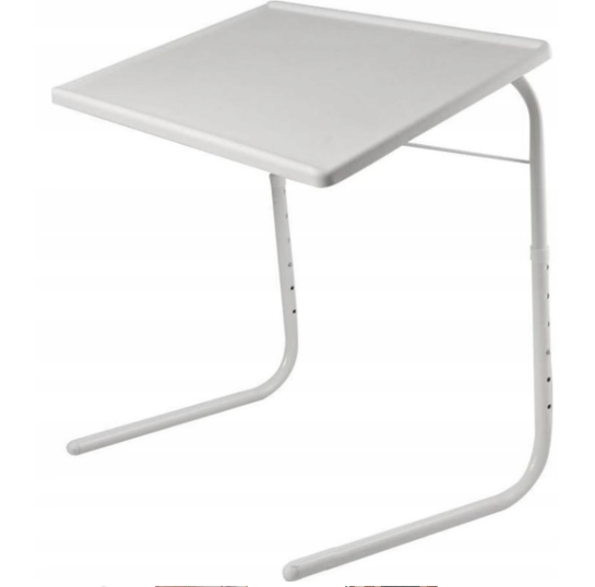 Rozkládací multifunkční stolek bílý