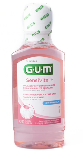 Ústní voda pro citlivé zuby GUM SensiVital + 300 ml