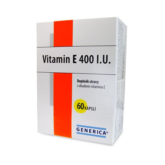 Vitamín E 400 I.U. 60 kapslí Generica