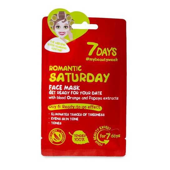 Vitamínová pleťová maska 7 Days Romantic Saturday