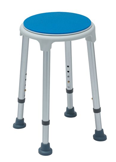 Výškově nastavitelná sprchová židle DELUXE Blue